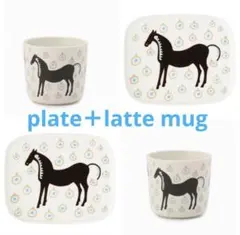 marimekko tiara マグカップ+プレートセット 4点 - メルカリ