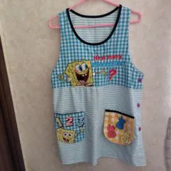 スポンジボブ エプロン フリーサイズ