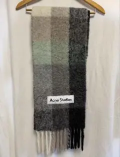 Acne Studios モヘアチェックマフラーのサムネイル