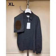 新品 XL マルジェラ 25ss エルボーパッチニット グレー 灰色 19229のサムネイル
