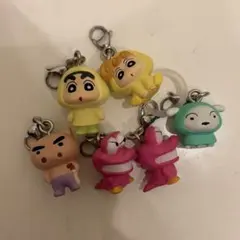 クレヨンしんちゃん めじるしアクセサリー めじるしチャーム パステルカラー 全種