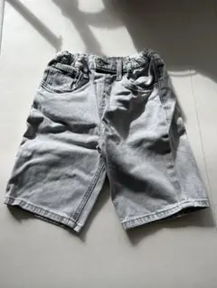 グレー デニム ハーフパンツ H&M