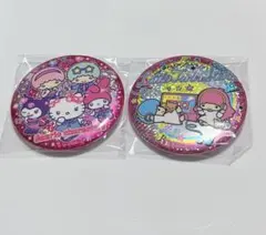 サンリオキャラクターズ キラキラBIG缶バッジ2
