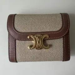 CELINE トリオンフ 三つ折り財布 キャンバスのサムネイル
