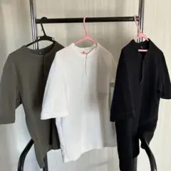 ヘンリーネック Tシャツ 3色セット
