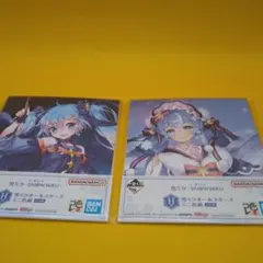 雪ミク-SNOW MIKU- ミニ色紙２個セット