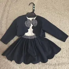 Shirley Temple　入園式　スカラップ　100サイズ　シューズ付き