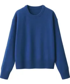 無印良品 MUJI 洗えるウールミドルゲージクルー ネックセーター L