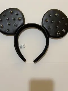 ディズニー スタッズ付きミッキーヘッドバンド