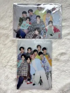 Snow Man ミニクリアファイル 2枚セット