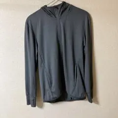 GU UVカットフルジップパーカ(長袖) DARK GREY メンズ XS