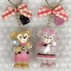ディズニー スウィートダッフィー2017キーチェーン/ダッフィー シェリーメイ