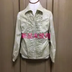 新品未使用　フリルシャツブラウス