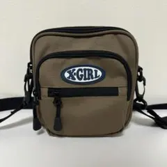 X-girl OVAL LOGO SHOULDER BAG ショルダーバッグ