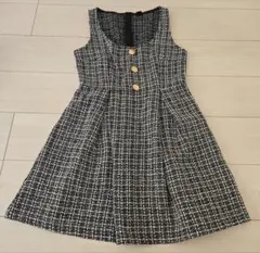 ツイードワンピース　　美品