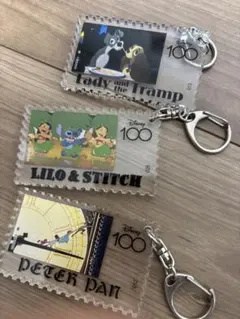 Disney 100 アクリルキーホルダー 3点セット