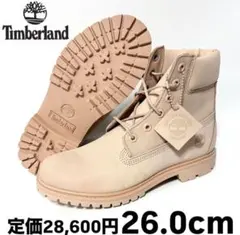 ティンバーランド プレミアム 6インチ WP ブーツ ライトピンク 26.0