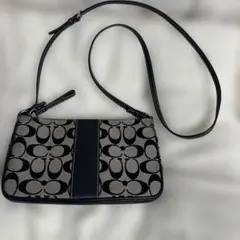 COACH シグネチャー Y2K スリングバッグ ミニバッグ ブラック