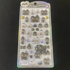 モンチッチ うるちゅるポップシール　白黒