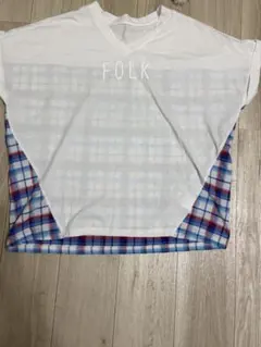 ハートマーケットTシャツ チェック柄切替のサムネイル