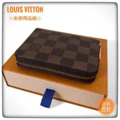 ☆未使用品級☆ ルイヴィトン　コインパース　ラウンドファスナー　ダミエ　ブラウン