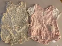 西松屋　ロンパース・カバーオール 2点まとめ売り