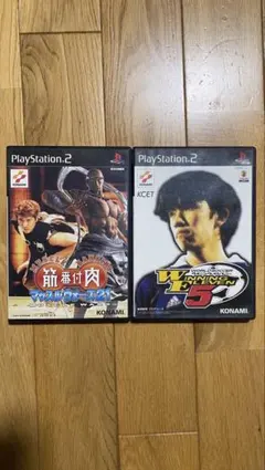 【プレステ2ソフト】ウイニングイレブン5 & 筋肉番付マッスルウォーズ21セット