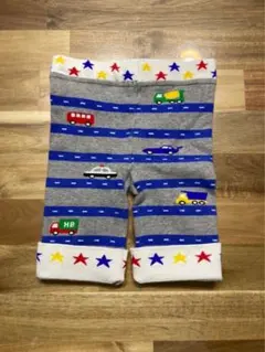 ミキハウス 美品 8分丈 スパッツ はたらく車 キッズ ベビー マタニティ