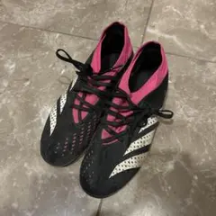 adidas Predator サッカーシューズ ブラック/ピンク adidas PREDATOR サッカースパイク ブラック ピンク 23cm - メルカリ