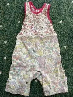 bibpa ビブパ　ロンパース　リバティ　女の子　美品