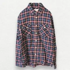【BAYFLOW】長袖チェックネルシャツ　コットン100　M ベイフローのサムネイル