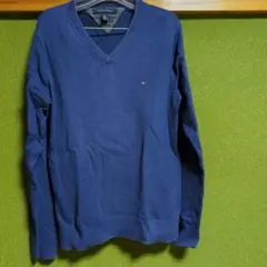 TOMMY HILFIGER ネイビー Vネックセーター S/P