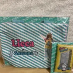 【新品・匿名配送】リカちゃんくじ×セーラーズ　トートバッグ　ミニクリアポーチ