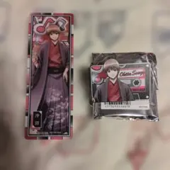 銀魂 HMV 沖田総悟6点 イラストカード フォトカード アクリルバッジ