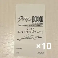 straykids KARMA hmvレシート リノ×10