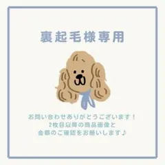 裏起毛様 リクエスト 2点 まとめ商品