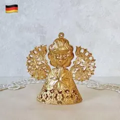 メタル　オーナメント　天使　クリスマス　西ドイツ　ヴィンテージ