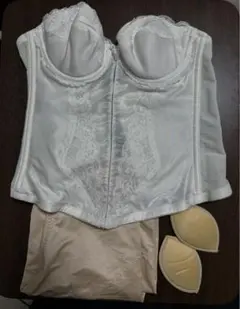 【希少】ワコール ブライダルインナー ビスチェA75 &ガードル70