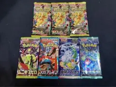 ポケモンカード　未開封パック　7パック①