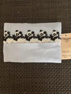 近沢レース　パンダ　ティシュケース