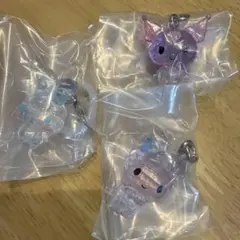 サンリオクリアチャーム 3個セット