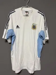 adidas アルゼンチン代表 Tシャツ O ホワイト AFA サッカー 古着のサムネイル