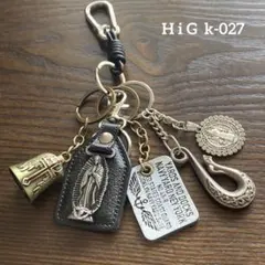 キーホルダー キーリング アメカジ ストリート 古着 クロス 十字架 027