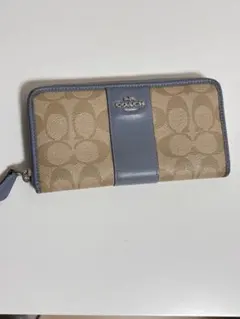 COACH 長財布 ブルー