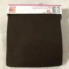 ユニクロ ヒートテック タートルネックT 長袖 women XL ダークブラウン