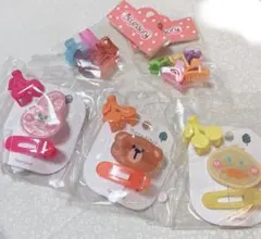 キッズヘアクリップ　動物　5個セット