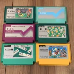 ファミコン　スーパーマリオなど任天堂6本セット　まとめ売り