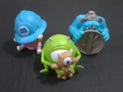 ●モンスターズ・インク かくれんぼフィギュア3点セット