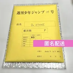 Dr.STONE 応募者全員サービス 最終話まるごとデジタル原稿プリント