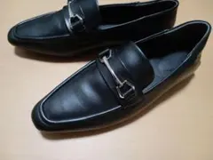 アズールバイマウジー　ビットローファー　ブラック　M